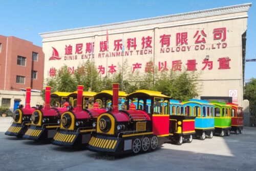 Amusement Park Antique Train Rides