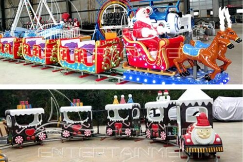 Cartoon Christmas Train for Sale for Kiddies