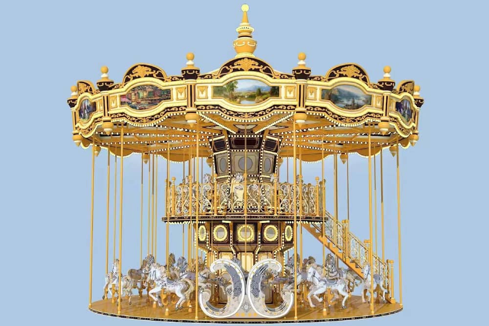 Deluxe Double-decker Carousel for Sale