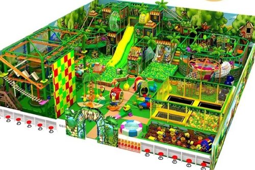 Large Indoor Jungle Gym Equipment for Entertainment Center