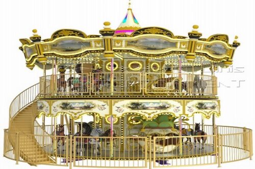 New Design Double Decker Carousel for Sale