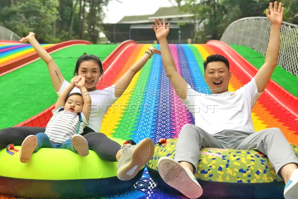 Scenic Spot Fun Rainbow Slide for Families