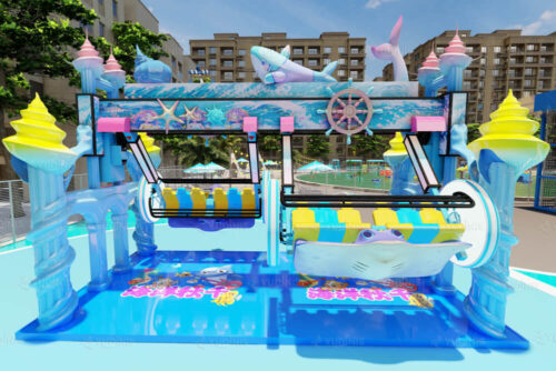 New Design Ocean Themed Happy Swing Carnival Ride