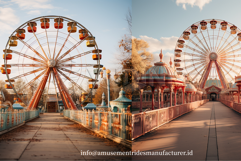 Outdoor Amusement Park Ferris Wheel Design